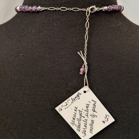 Amethyst, Mother of Pearl, Freshwater Pearl - Picture 7 of 9